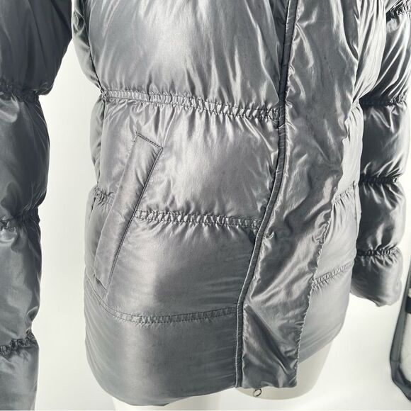 Marmot 650 Goose Down Fill Women’s Gray Full Zip Hooded Puffer Jacket Coat XS - Picture 8 of 16